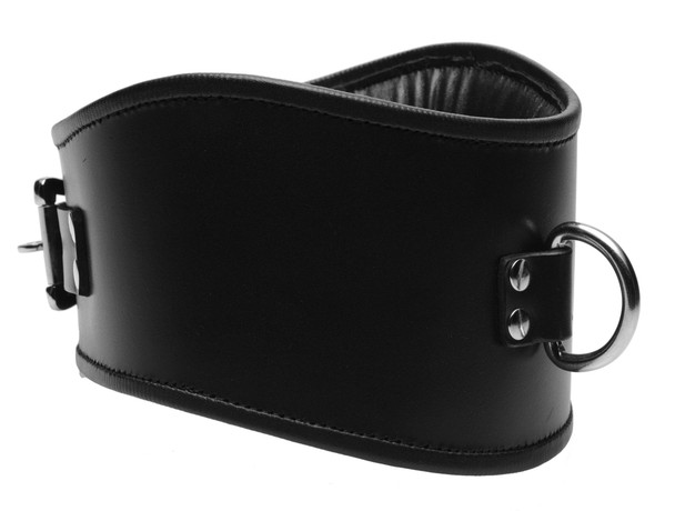 Padded Leather Locking Posture Collar (VF532)