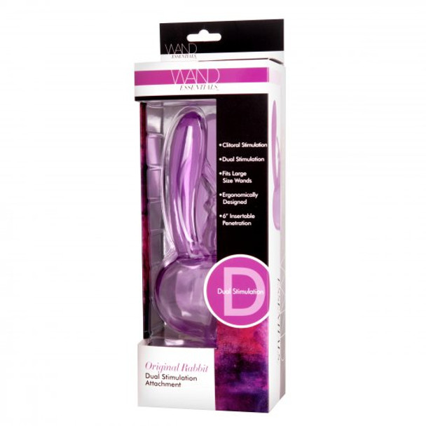 Original Rabbit Dual Stimulation Wand Attachment (packaged)