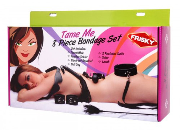 Tame Me 8 Piece Beginner Bondage Set (packaged)