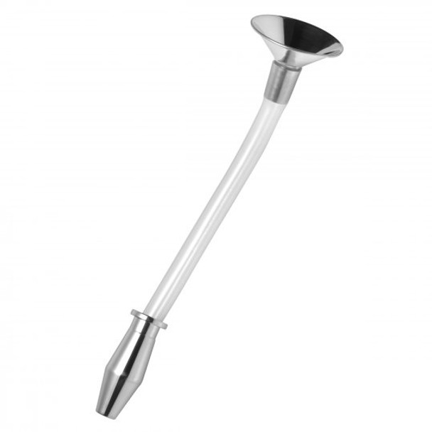 Stainless Steel Ass Funnel with Hollow Anal Plug