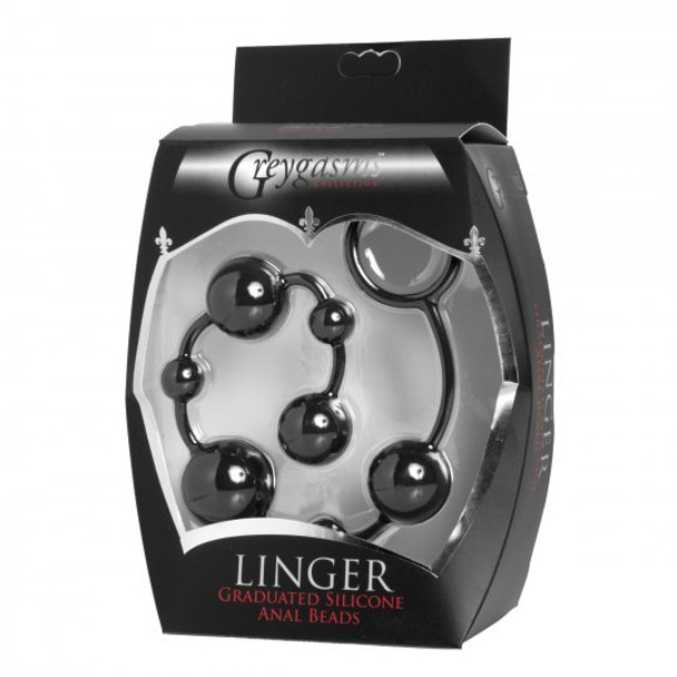 Linger Graduated Silicone Anal Beads (packaged)