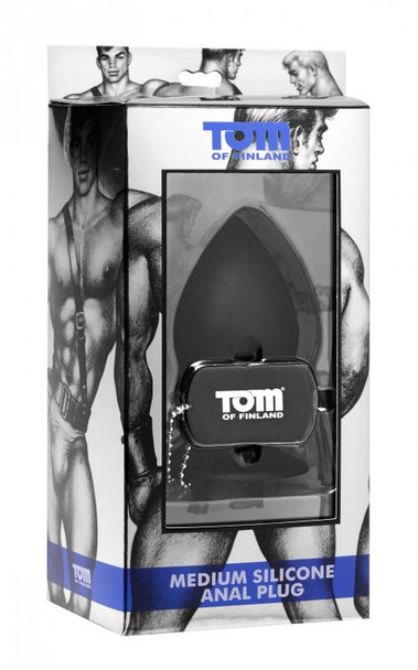 Tom of Finland Medium Silicone Anal Plug (packaged)