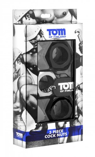 Tom of Finland 3 Piece Cock Nuts (packaged)