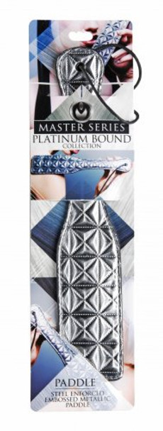 Platinum Bound Steel Reinforced Embossed Metallic Paddle (packaged)