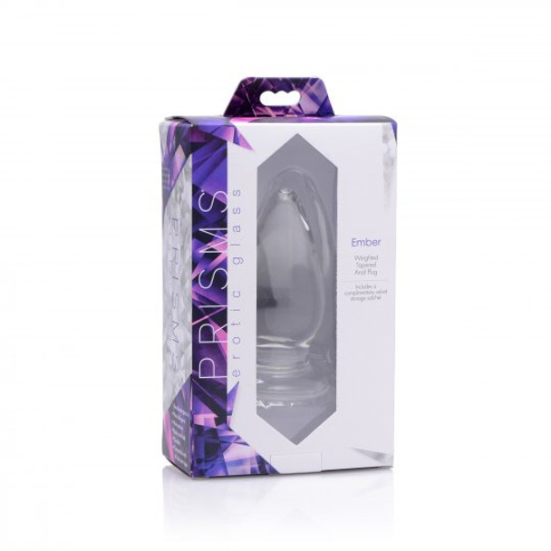 Ember Weighted Tapered Anal Plug (packaged)