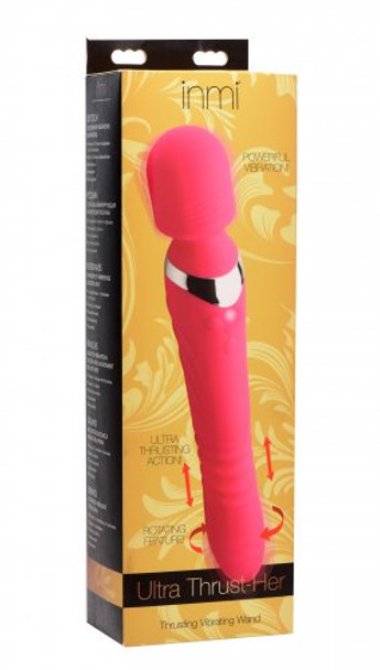 Ultra Thrusting and Vibrating Silicone Wand (packaged)