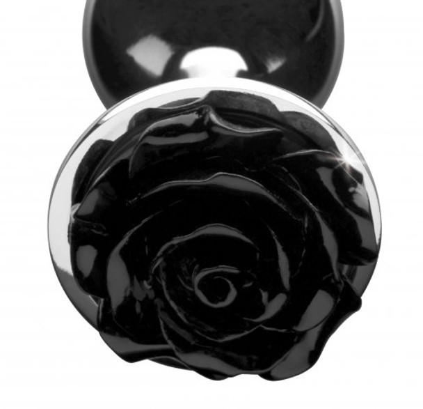 Black Rose Anal Plug- Small