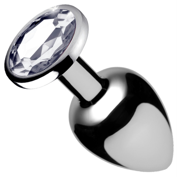 Clear Gem Anal Plug- Large (AF632-Large)