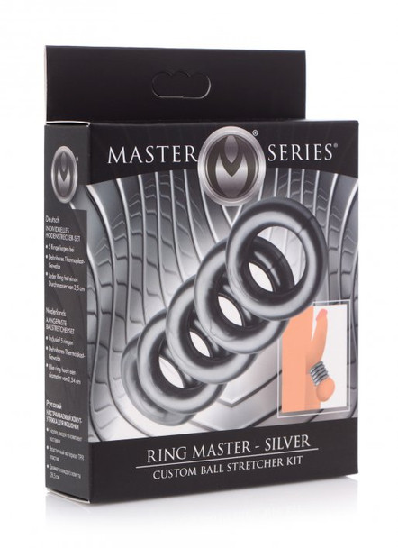 Ring Master Custom Ball Stretcher Kit - Silver (packaged)