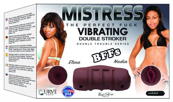 Mistress Elina and Nadia Vibrating Double Stroker (packaged)