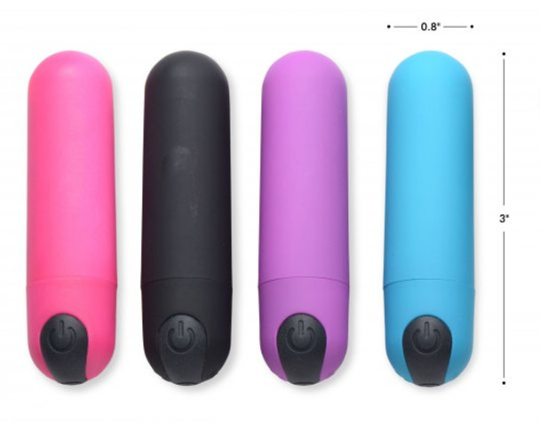 Vibrating Bullet with Remote Control - Purple