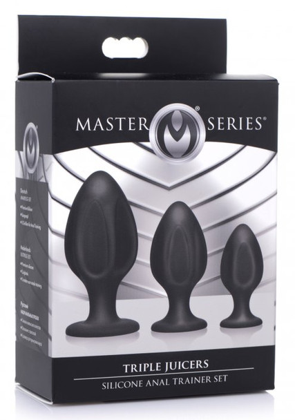 Triple Juicers Silicone Anal Trainer Set (packaged)