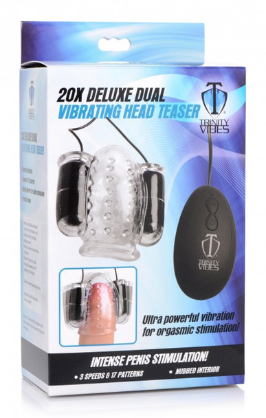 20X Deluxe Dual Vibrating Head Teaser (packaged)