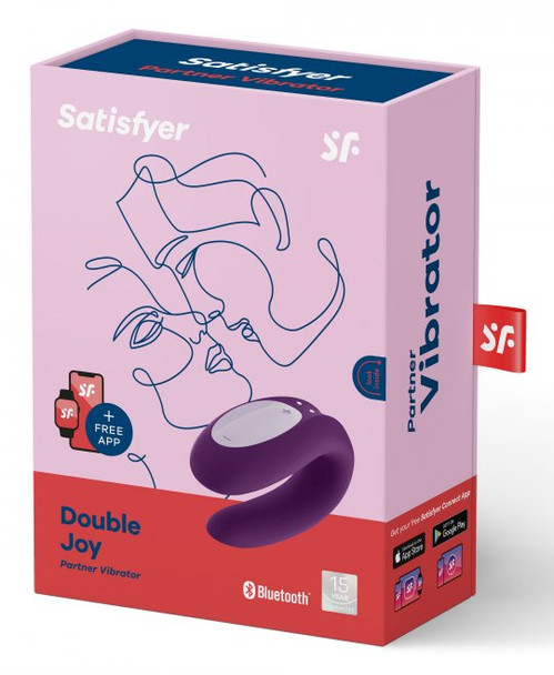 Satisfyer Double Joy Partner Vibrator (packaged)