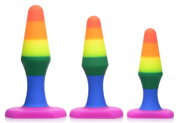 Rainbow Ready Silicone Anal Set