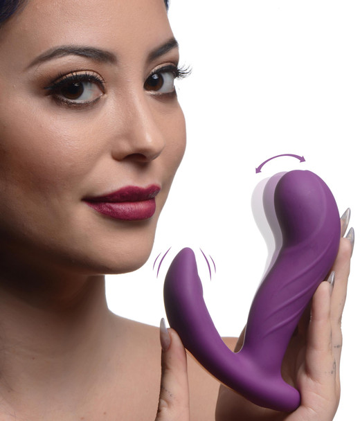 G-Rocker 10X Come Hither Silicone Vibrator with Remote Control (AG941)