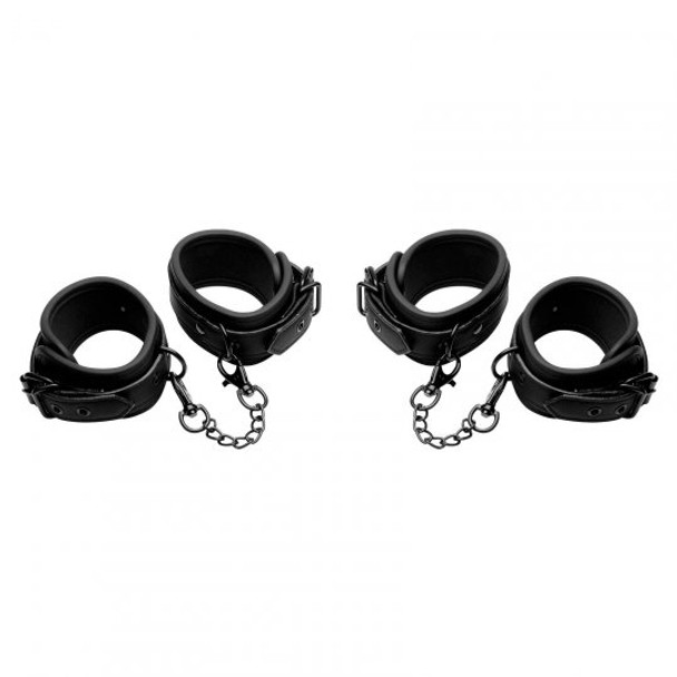 Kinky Comfort Wrist and Ankle Cuff Set