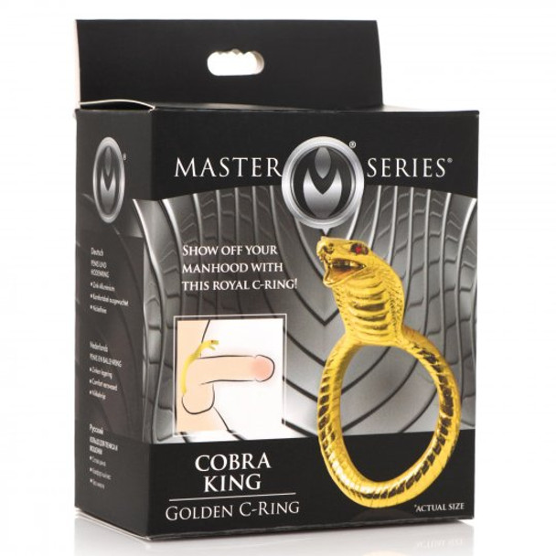 Cobra King Golden Cock Ring (packaged)
