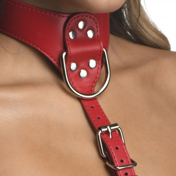 Red Female Chest Harness- Medium/Large