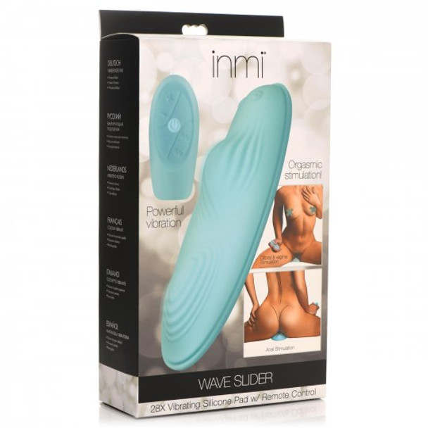 28X Wave Slider Vibrating Silicone Pad with Remote (packaged)