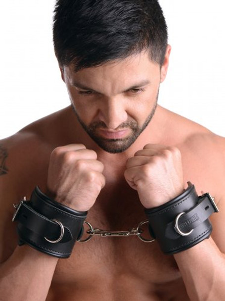 Strict Leather Padded Premium Locking Restraints