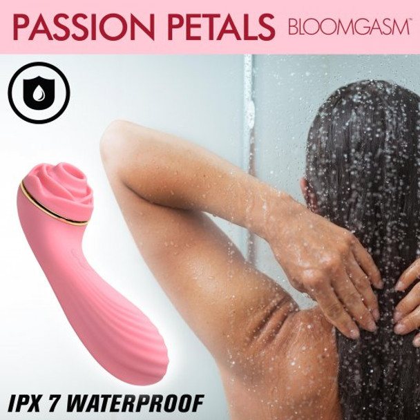 Passion Petals 10X Silicone Suction Rose Vibrator