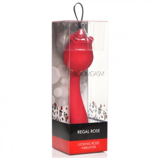 Regal Rose Licking Rose Vibrator (packaged)