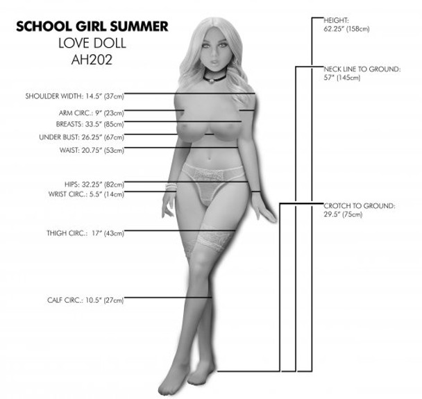 School Girl Summer Love Doll