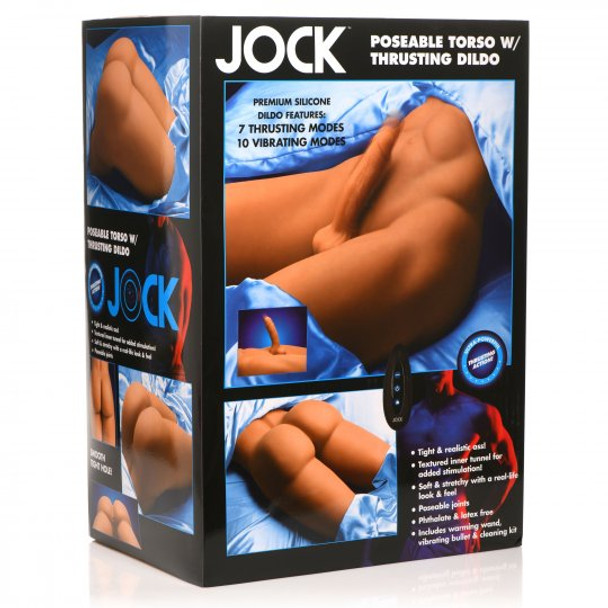 Poseable Torso with Thrusting Dildo (packaged)