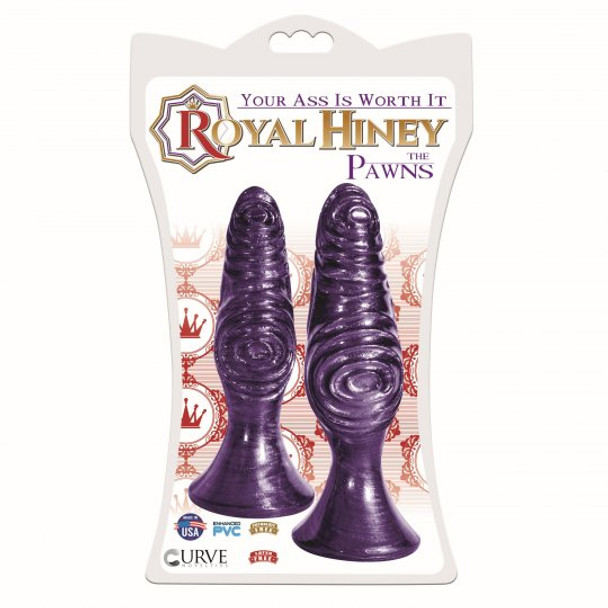 The Pawns Anal Plug Set -Purple (packaged)