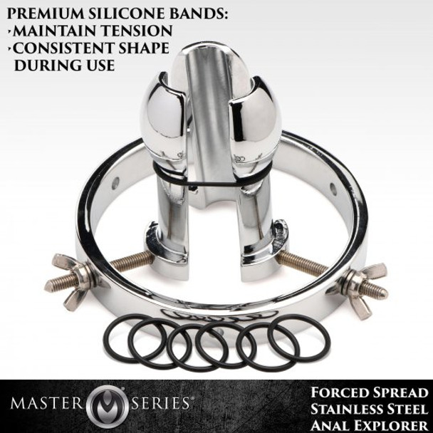 Forced Spread Stainless Steel Anal Explorer