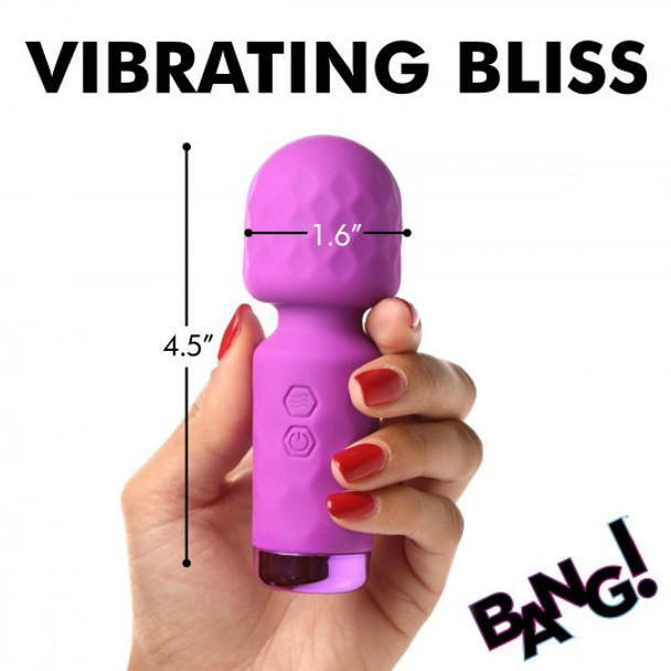 10X Mini Silicone Wand - Purple