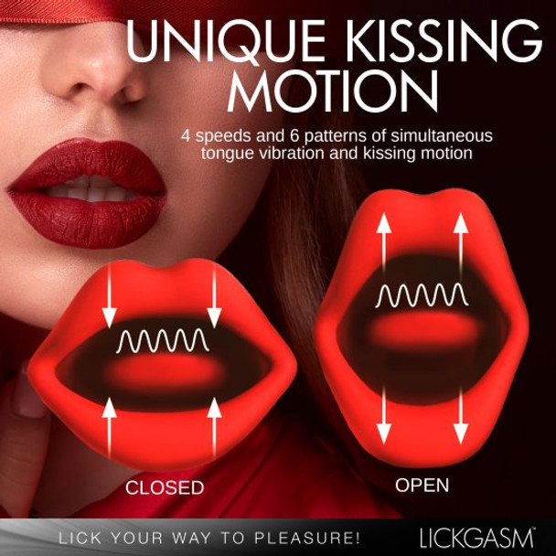 Kiss and Tell Mini Kissing and Vibrating Clitoral Stimulator