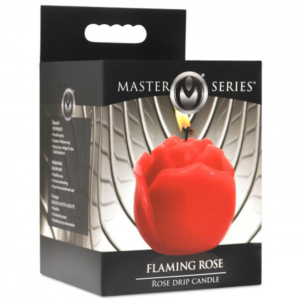 Flaming Rose Drip Candle (packaged)