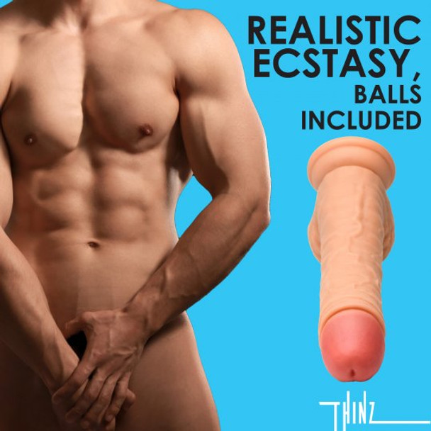 7 Inch Dildo with Foreskin