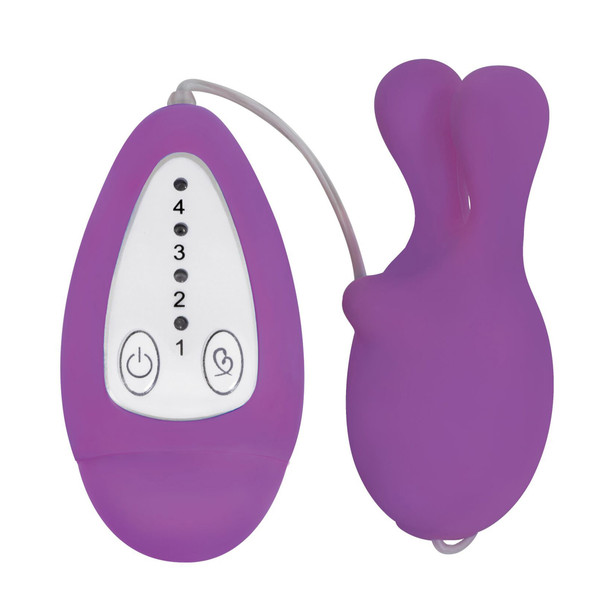 Bounce Silicone Bunny Bullet Vibe- Purple (CN-04-0220-40)