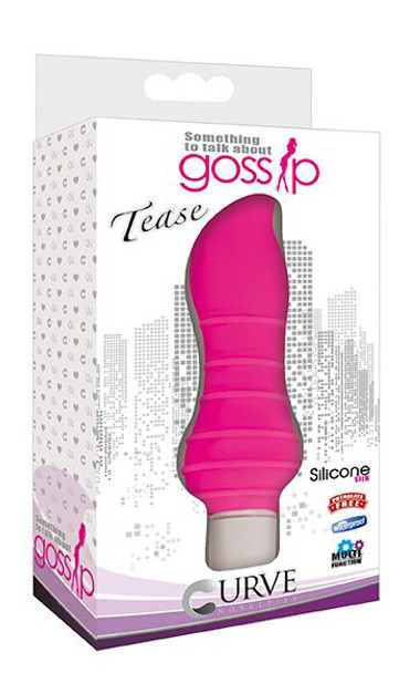Tease Silicone Bullet Vibe- Pink (packaged)