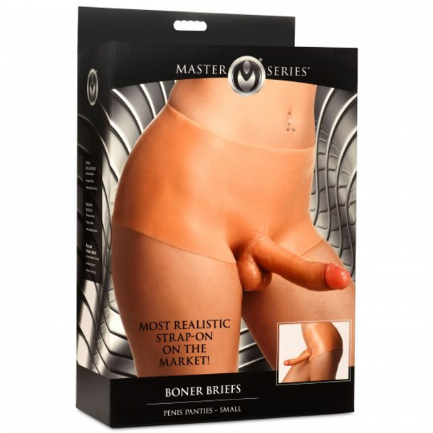 Boner Briefs Silicone Penis Panties (packaged)