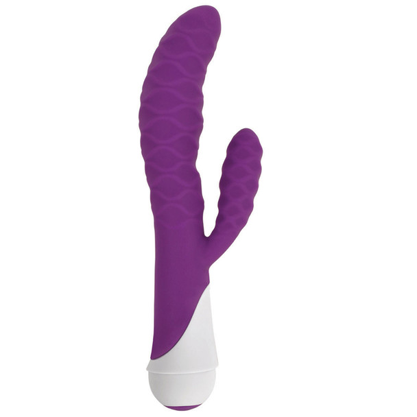 Ivy 20x Wavy Silicone Rabbit Vibe- Purple (CN-04-0508-40)