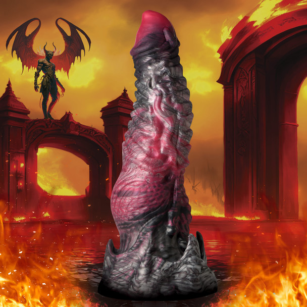 Hades Silicone Dildo - Large (AH391-Large)