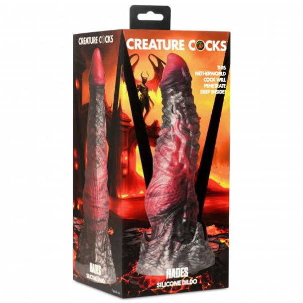 Hades Silicone Dildo - Large (packaged)