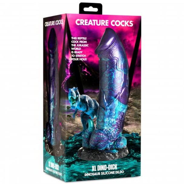 Dino-Dick Silicone Dildo - XL (packaged)