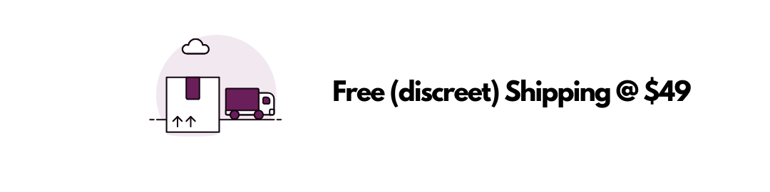 Free discreet shipping at $49