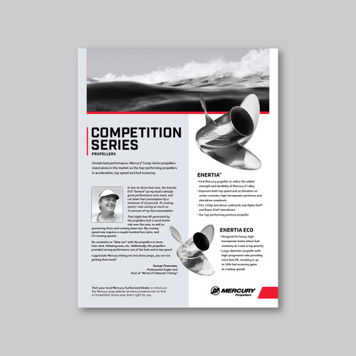 Competition Series Propellers Sell Sheet (25/box)
