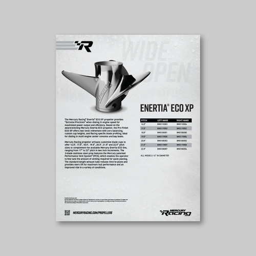 Enertia Eco XP Sell Sheet (25/box)