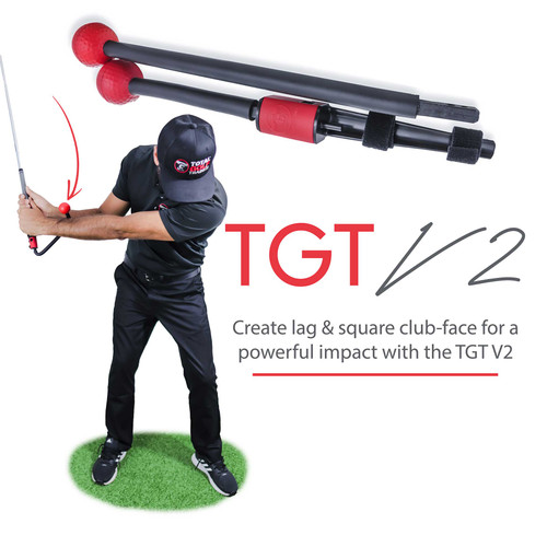 The NEW TGT V2 is the first multi tool in golf that fits all clubs from US Kids to Jumbo grips. The flexible training rods have the ability to shape into many leading products on the market ie. (Hanger, Educator, Impact Snap, Swingyde, Lag Stick) and many more. Reinforce fundamentals and fix all of your swing faults. Improve your full swing, pitching and chipping.
