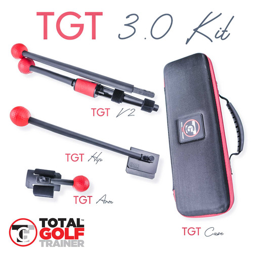 This kit comes with the Total Golf Trainer V2, TGT Arm, TGT Hip, everything you need to improve your swing and lower your scores. Improve your range time & reinforce your lessons. The 3.0 Kit provides all the products you need to improve every aspects of your game. Golf Training Device