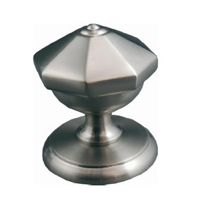 Centre Door Knob Satin Oct 70mm Centre Door Knob Satin Oct 70mm
