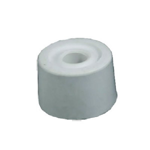 Doorstop White Rubber 35mm