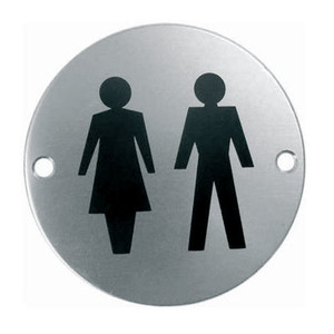 Sign Round Unisex Saa 75mm